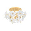 Corbett Lighting Hygea Gold Leaf 20W X 20L X 12.25H Flush Mount