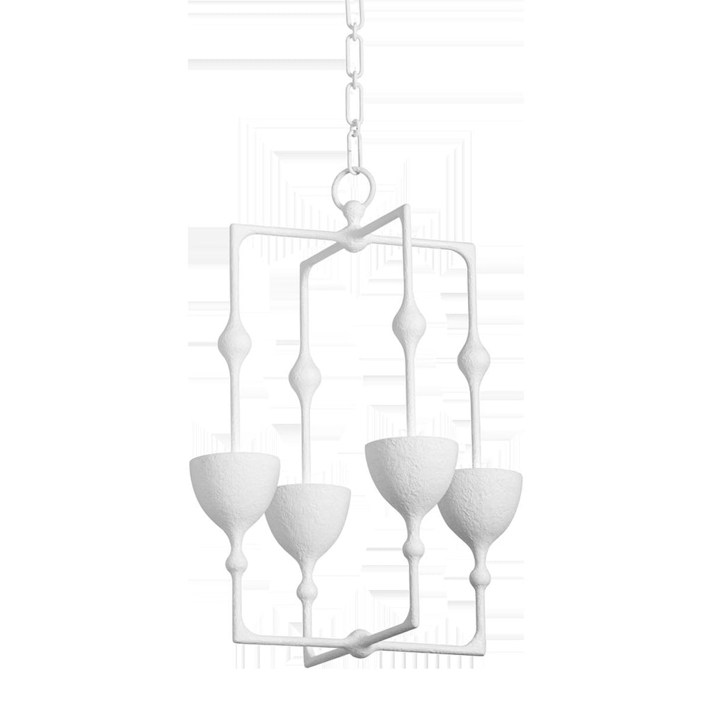 Corbett Lighting ANTALYA GESSO WHITE 15.75W x 15.75L x 22.25H Pendant