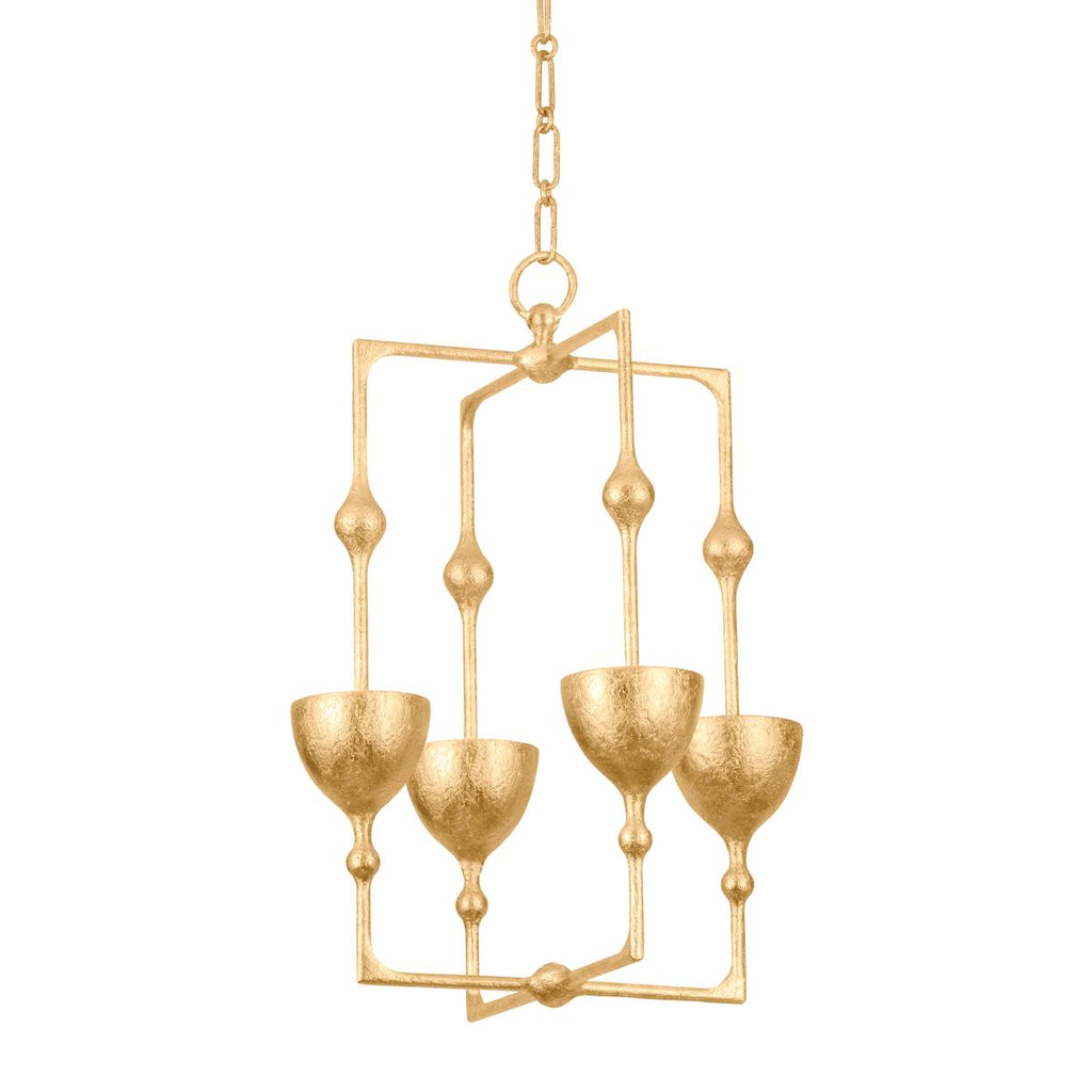 Corbett Lighting ANTALYA Vintage Gold Leaf 15.75W x 15.75L x 22.25H Pendant