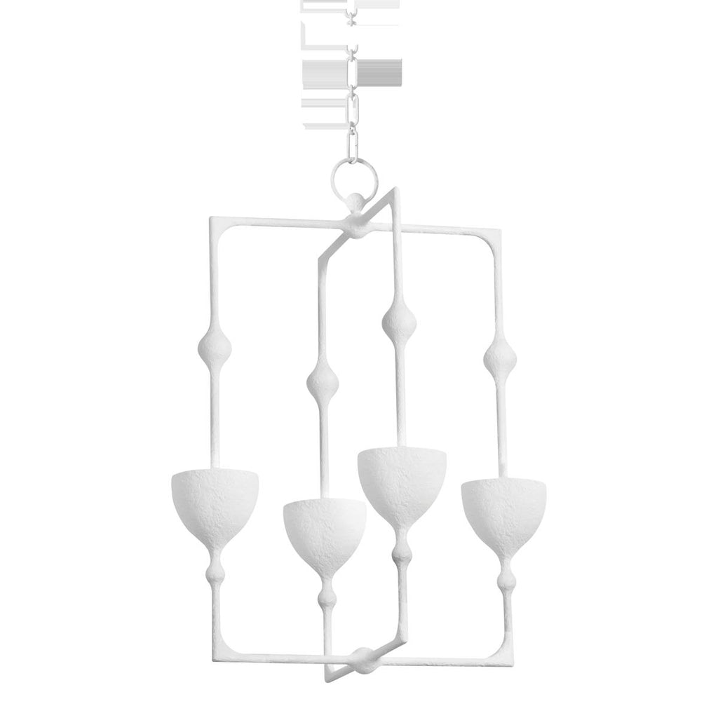 Corbett Lighting ANTALYA GESSO WHITE 22W x 22L x 30.25H Pendant