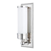 Hudson Valley Lighting Everett Polished Nickel 4.75W X 4.75L X 14.25H Wall Sconce