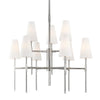 Hudson Valley Lighting Bowery Polished Nickel 34W X 34L X 31H Chandelier