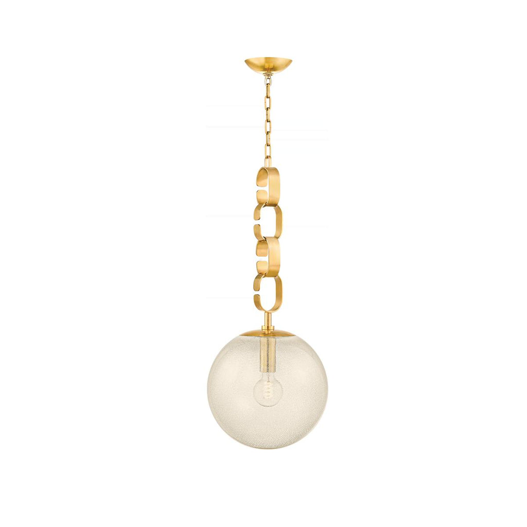 Corbett Lighting NESSA Vintage Brass 13W x 13L x 30H Pendant