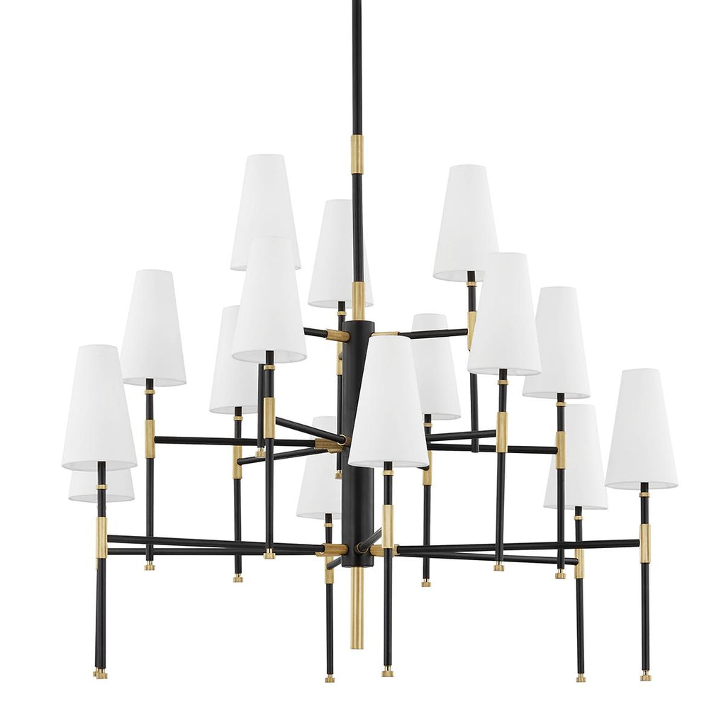 Hudson Valley Lighting Bowery Aged Old Bronze 48W x 48L x 40H Chandelier