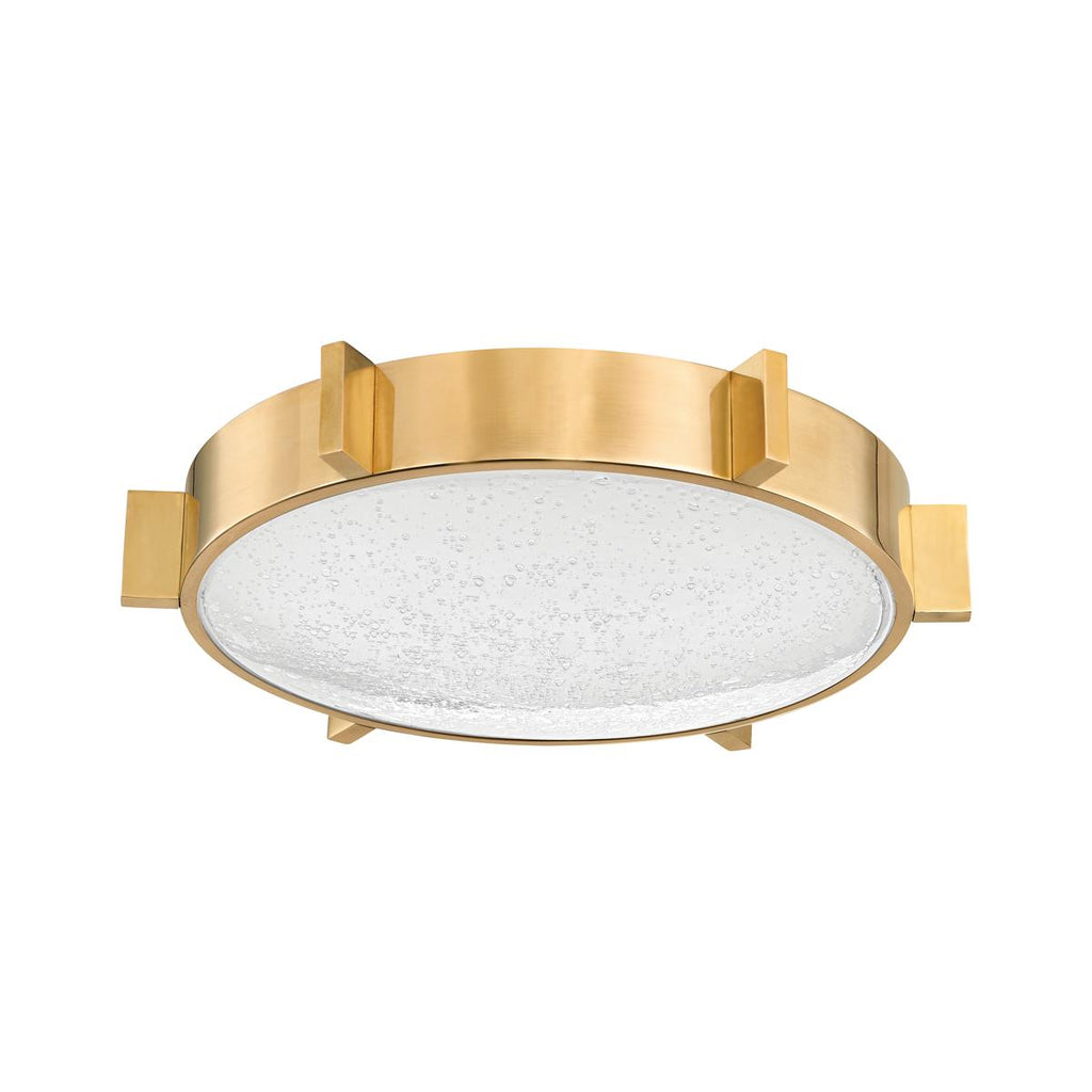 Corbett Lighting ANSONIA Vintage Brass 14W x 14L x 3H Flush Mount