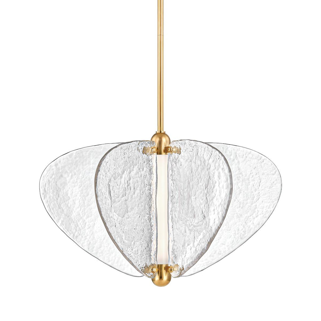 Corbett Lighting FREYA Vintage Brass 30.5W x 30.5L x 19.25H Pendant