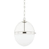 Hudson Valley Lighting Donnell Polished Nickel 12.5W X 12.5L X 15.25H Pendant