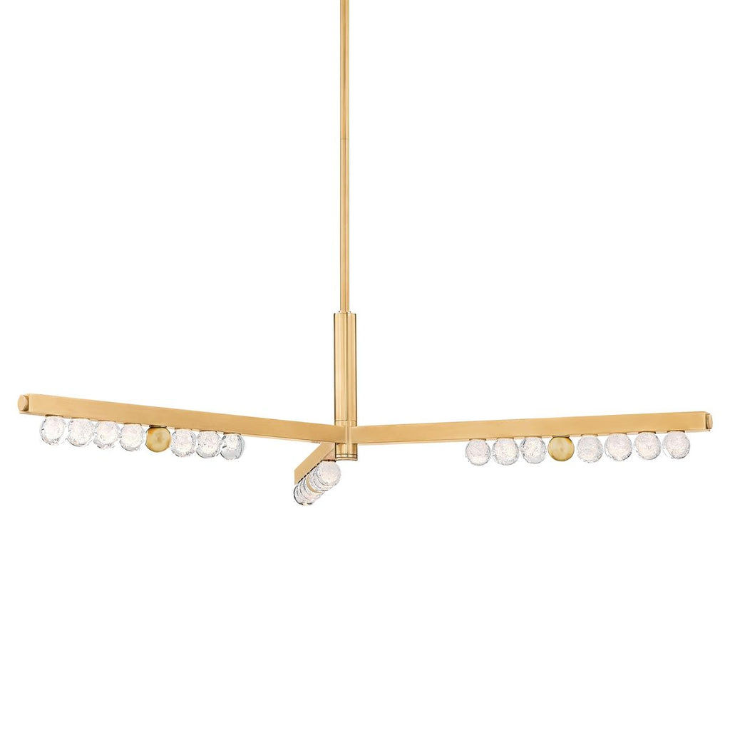 Corbett Lighting ANNECY Vintage Brass 50.5W x 50.5L x 11H Chandelier