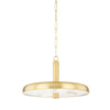 Hudson Valley Lighting Reynolds Aged Brass 19.75W X 19.75L X 12.5H Pendant