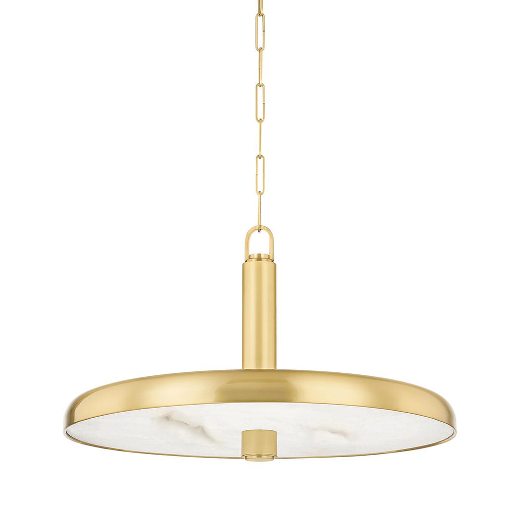 Hudson Valley Lighting Reynolds Aged Brass 28W x 28L x 17.25H Pendant