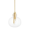 Hudson Valley Lighting Hempstead Aged Brass 13.75W X 13.75L X 16.75H Pendant