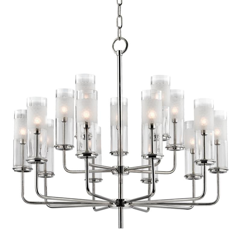 Hudson Valley Lighting Wentworth Polished Nickel 29.75W x 29.75L x 26.25H Chandelier