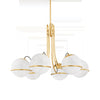 Hudson Valley Lighting Hingham Aged Brass 40W X 40L X 25.5H Chandelier