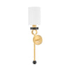 Corbett Lighting Haru Vintage Brass 5.5W X 5.5L X 26.5H Wall Sconce