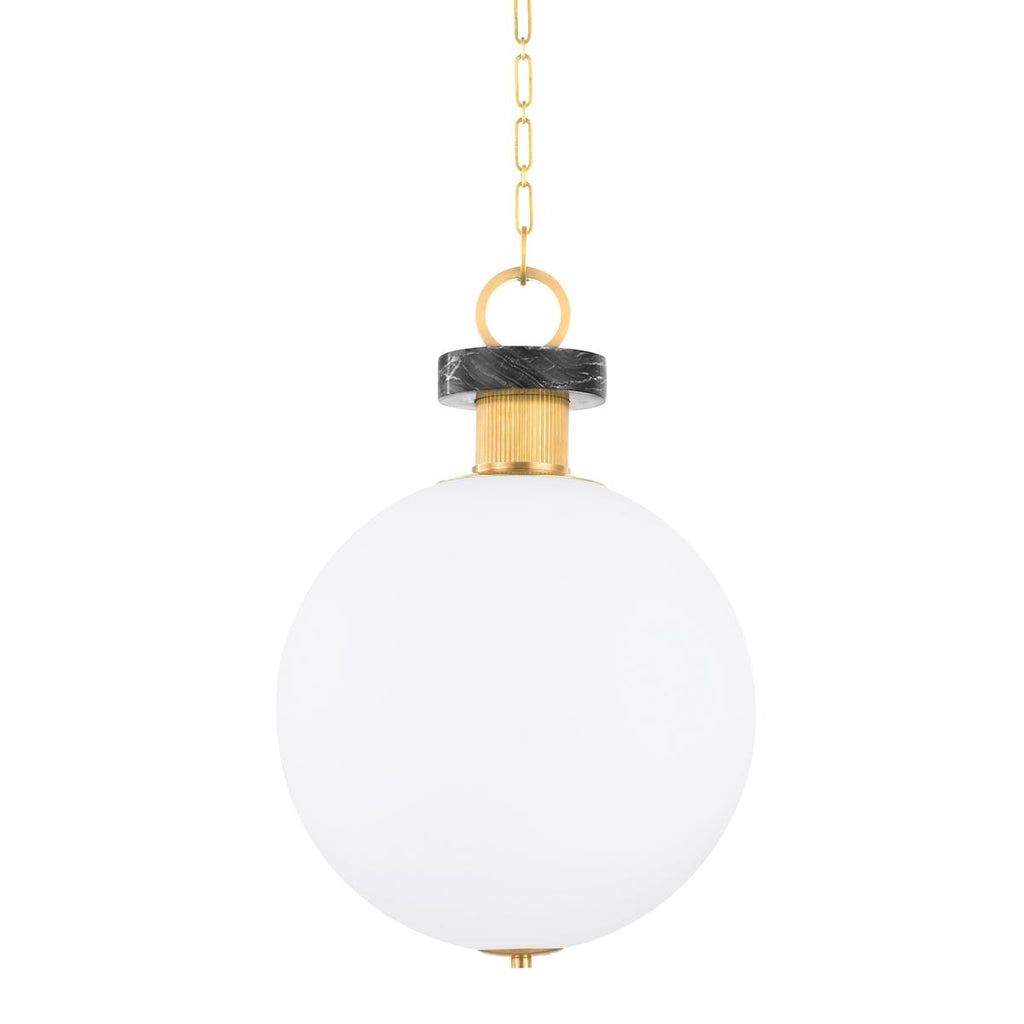 Corbett Lighting Haru VINTAGE BRASS 18W x 18L x 27.75H Pendant