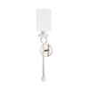 Corbett Lighting Haru Burnished Nickel 5.5W X 5.5L X 26.5H Wall Sconce