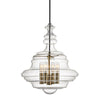 Hudson Valley Lighting Washington Aged Brass 15.5W X 15.5L X 20H Pendant