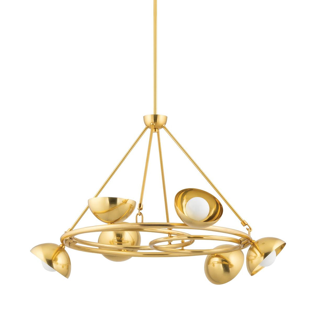 Corbett Lighting Oraibi VINTAGE BRASS 34W x 34L x 22H Chandelier