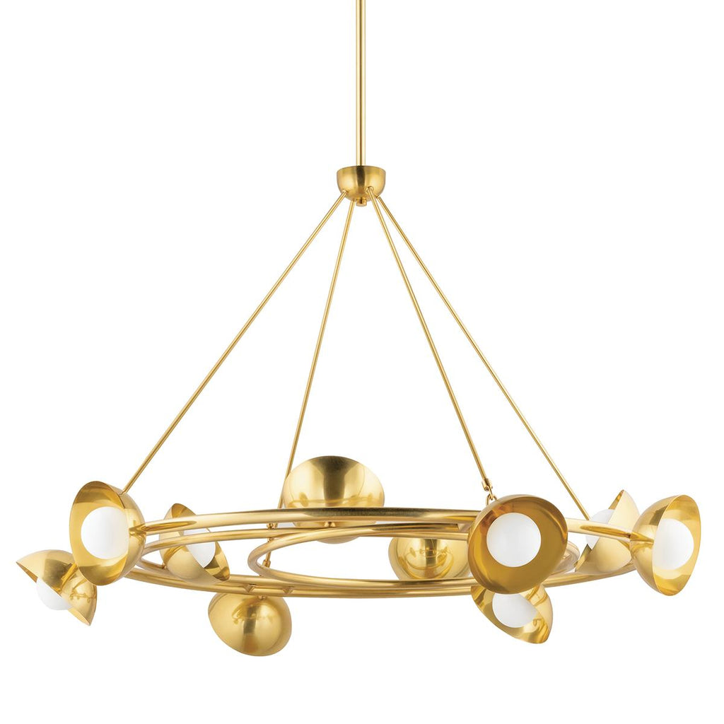 Corbett Lighting Oraibi VINTAGE BRASS 54W x 54L x 36H Chandelier