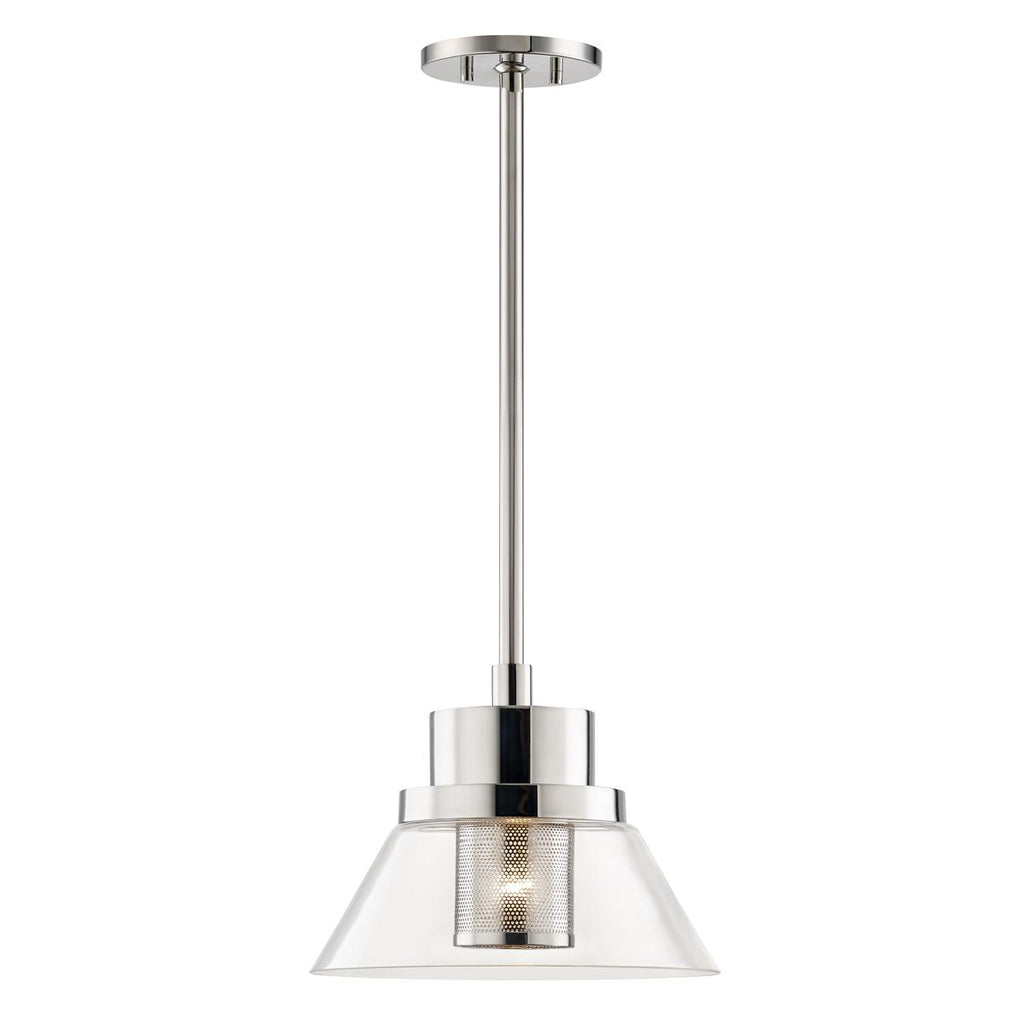 Hudson Valley Lighting Paoli Polished Nickel 12W x 12L x 10H Pendant