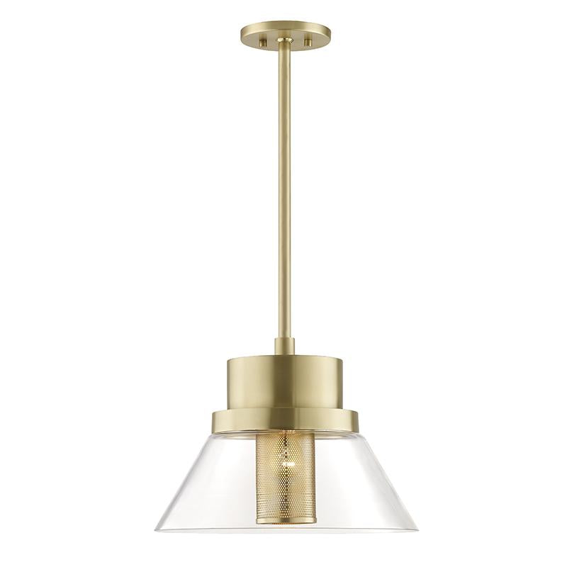 Hudson Valley Lighting Paoli Aged Brass 15.75W x 15.75L x 12.5H Pendant