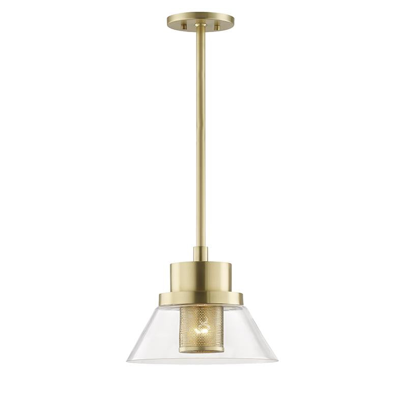 Hudson Valley Lighting Paoli Aged Brass 12W x 12L x 10H Pendant