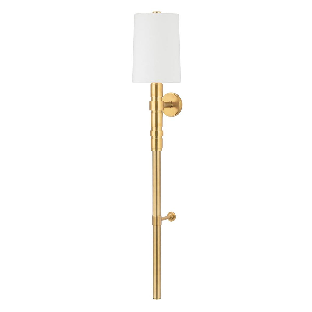 Corbett Lighting Cormoran VINTAGE BRASS 10W x 10L x 59.75H Wall Sconce