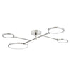 Hudson Valley Lighting Saturn Polished Nickel 34W X 43L X 4.25H Semi-Flush Mount