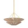 Corbett Lighting Tropea Gold Leaf 30W X 30L X 20H Pendant