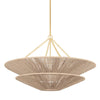 Corbett Lighting Tropea Gold Leaf 40W X 40L X 25.25H Chandelier