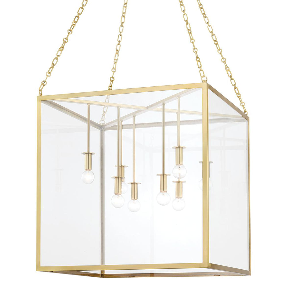 Hudson Valley Lighting Catskill Aged Brass 24W x 24L x 24H Pendant