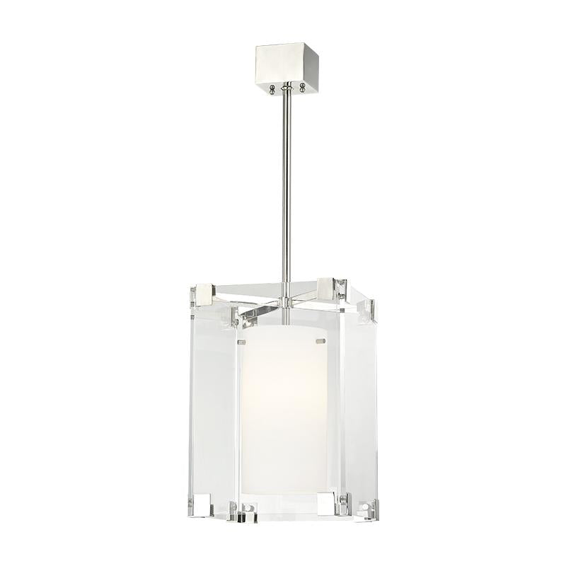 Hudson Valley Lighting Achilles Polished Nickel 13.25W x 13.25L x 18.75H Pendant