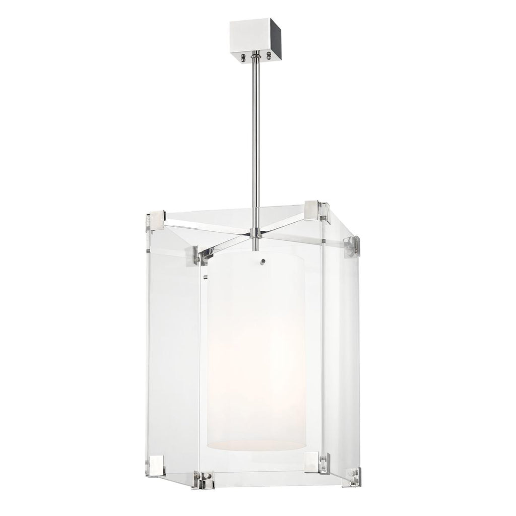 Hudson Valley Lighting Achilles Polished Nickel 18W x 18L x 29H Pendant