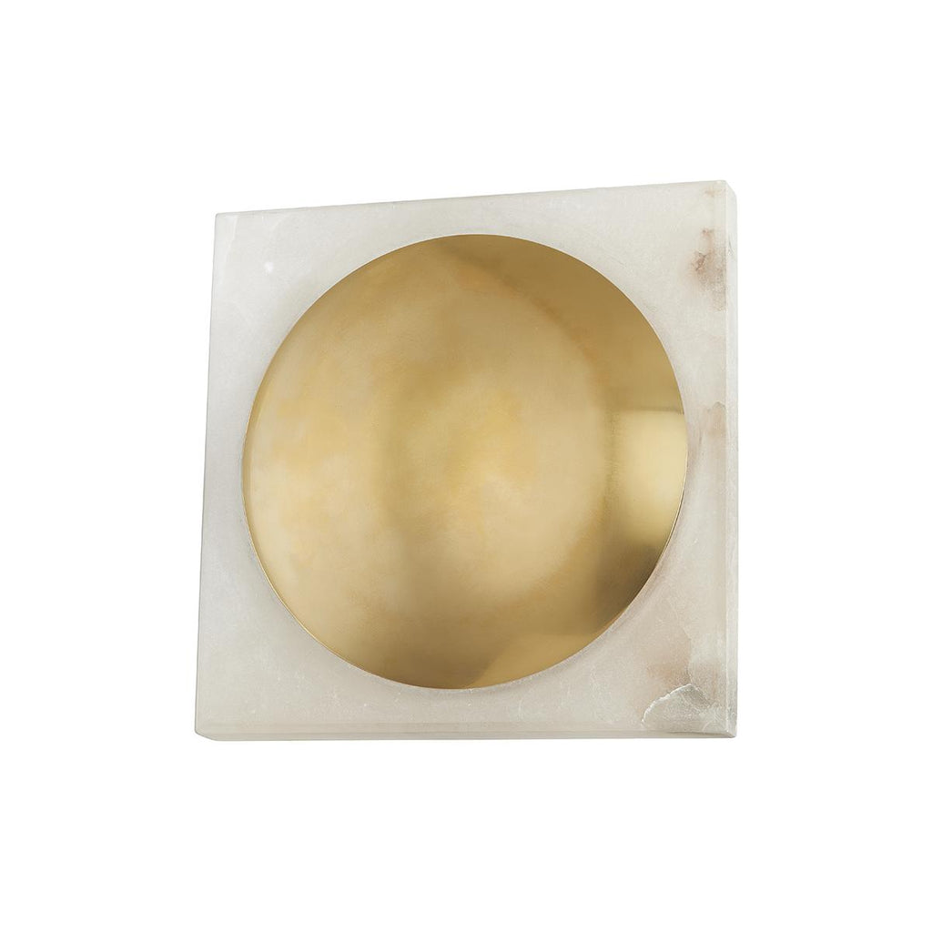 Corbett Lighting Hamel VINTAGE BRASS 13W x 13L x 2.25H Flush Mount