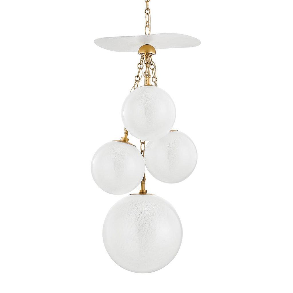 Corbett Lighting Antoinette VINTAGE BRASS 16.75W x 16.75L x 36.25H Pendant