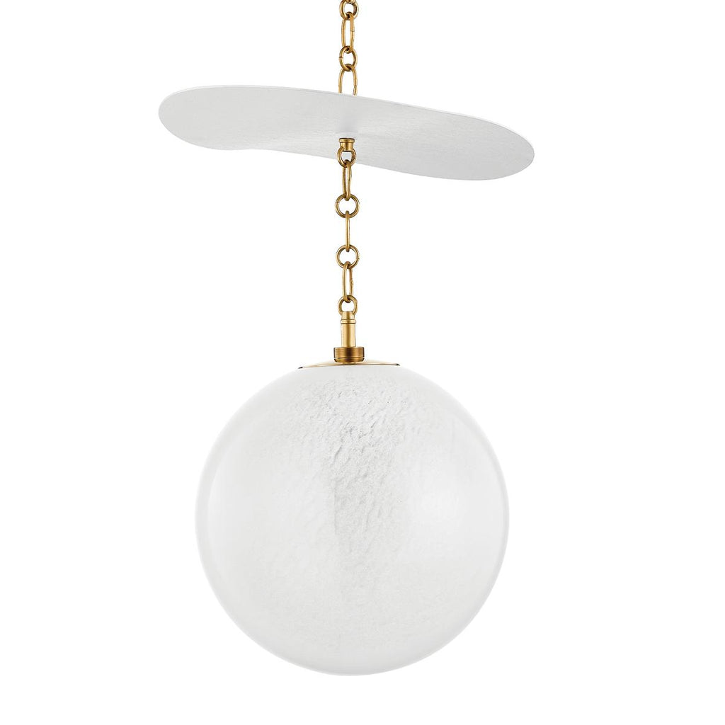 Corbett Lighting Antoinette VINTAGE BRASS 14W x 14L x 25H Semi-Flush Mount