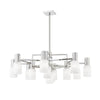 Hudson Valley Lighting Centerport Polished Nickel 36.75W X 36.75L X 13.5H Chandelier