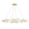 Hudson Valley Lighting Austen Aged Brass 40W X 40L X 18H Chandelier