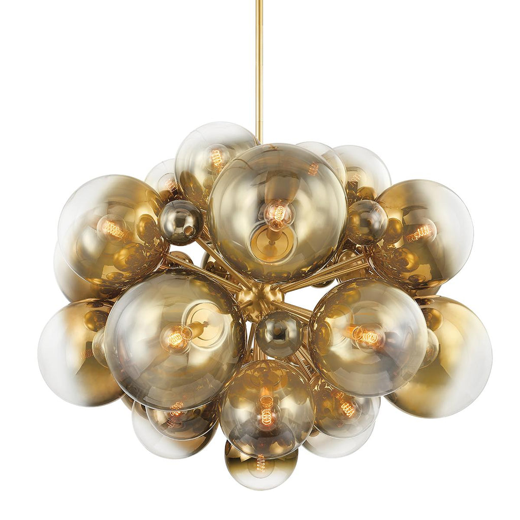 Corbett Lighting Kyoto VINTAGE POLISHED BRASS 53.5W x 53.5L x 40.5H Chandelier