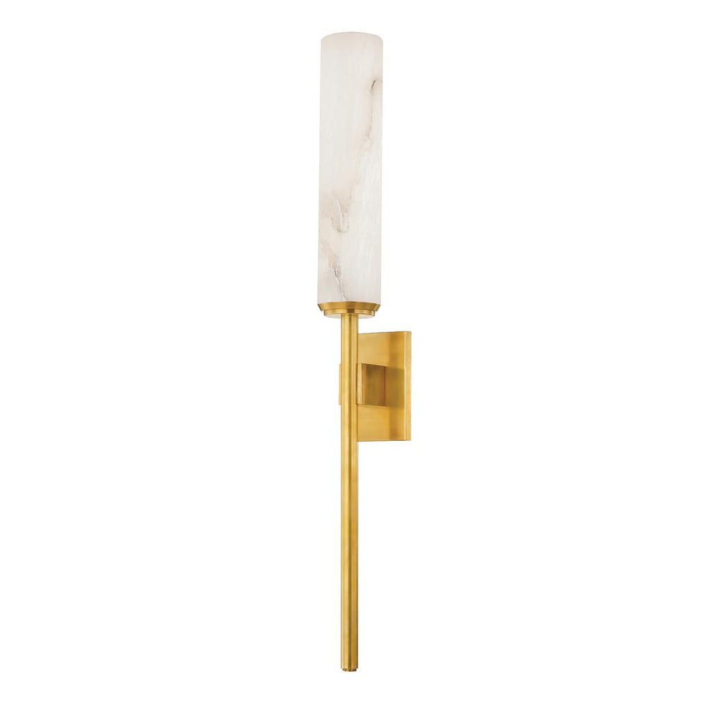 Corbett Lighting Bremen VINTAGE BRASS 4.25W x 4.25L x 36H Wall Sconce