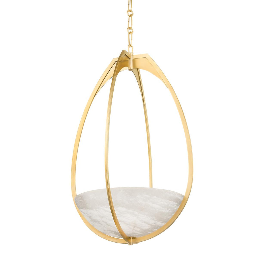 Hudson Valley Lighting Lloyd Aged Brass 18.5W x 18.5L x 30.5H Pendant