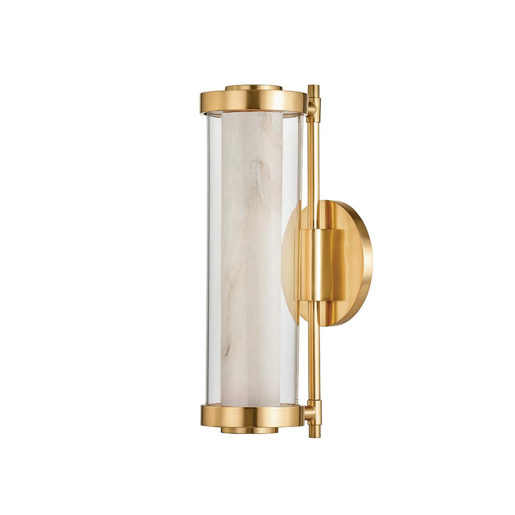 Corbett Lighting Caterina VINTAGE BRASS 5W x 5L x 14.25H Wall Sconce