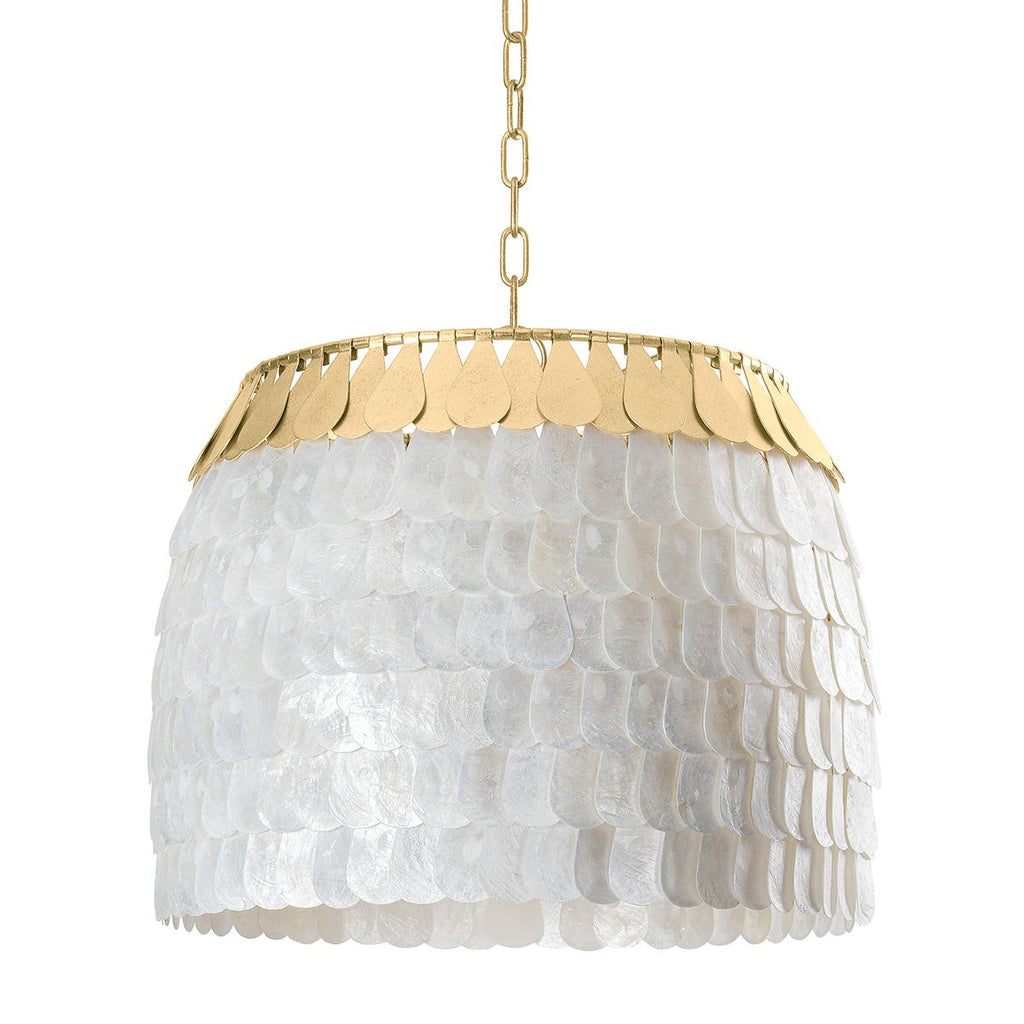 Corbett Lighting Coralie VINTAGE GOLD LEAF 21W x 21L x 17.5H Chandelier