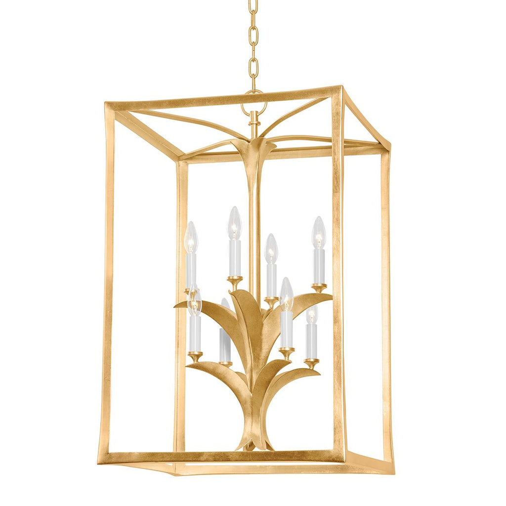 Corbett Lighting Bergamo VINTAGE GOLD LEAF 21W x 21L x 34H Pendant