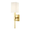 Hudson Valley Lighting Taunton Aged Brass 4.5W X 4.5L X 17.25H Wall Sconce