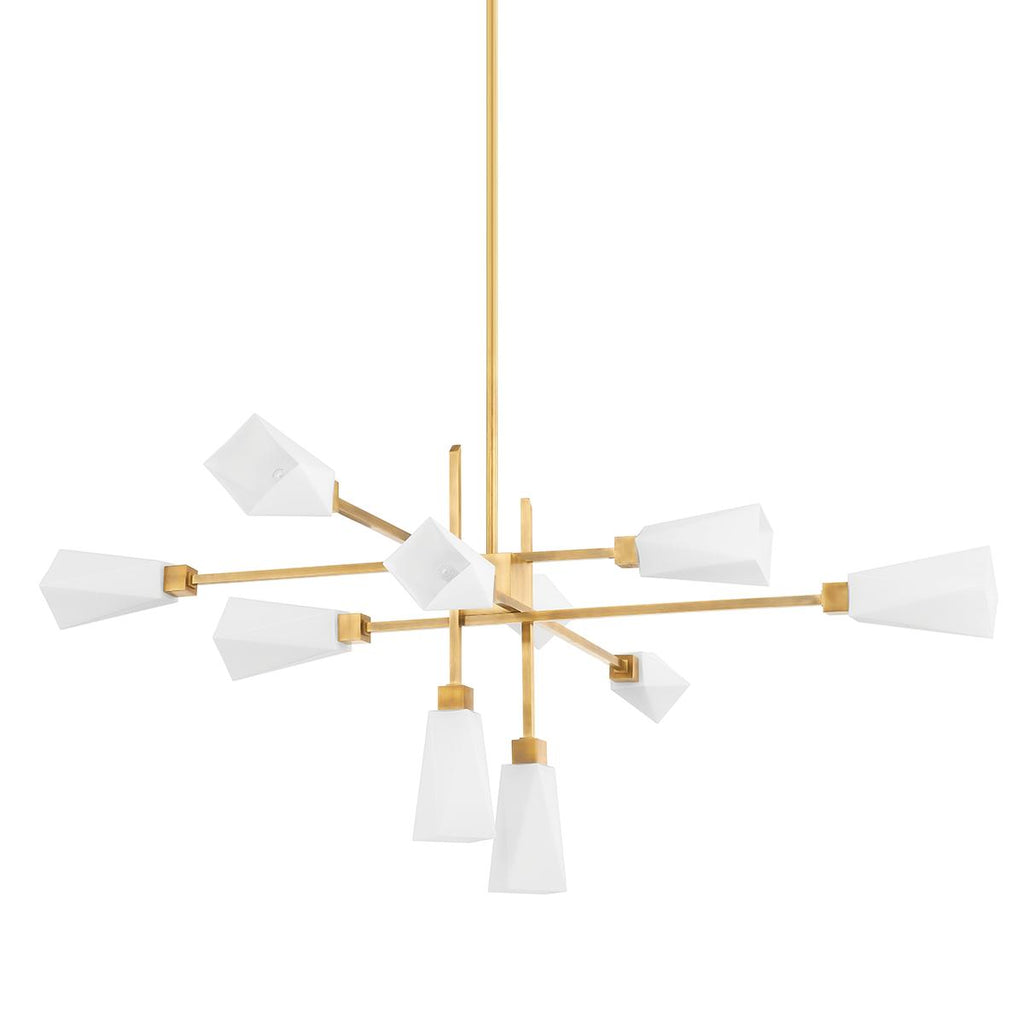 Corbett Lighting Artemis VINTAGE BRASS 62.75W x 62.75L x 34.25H Chandelier