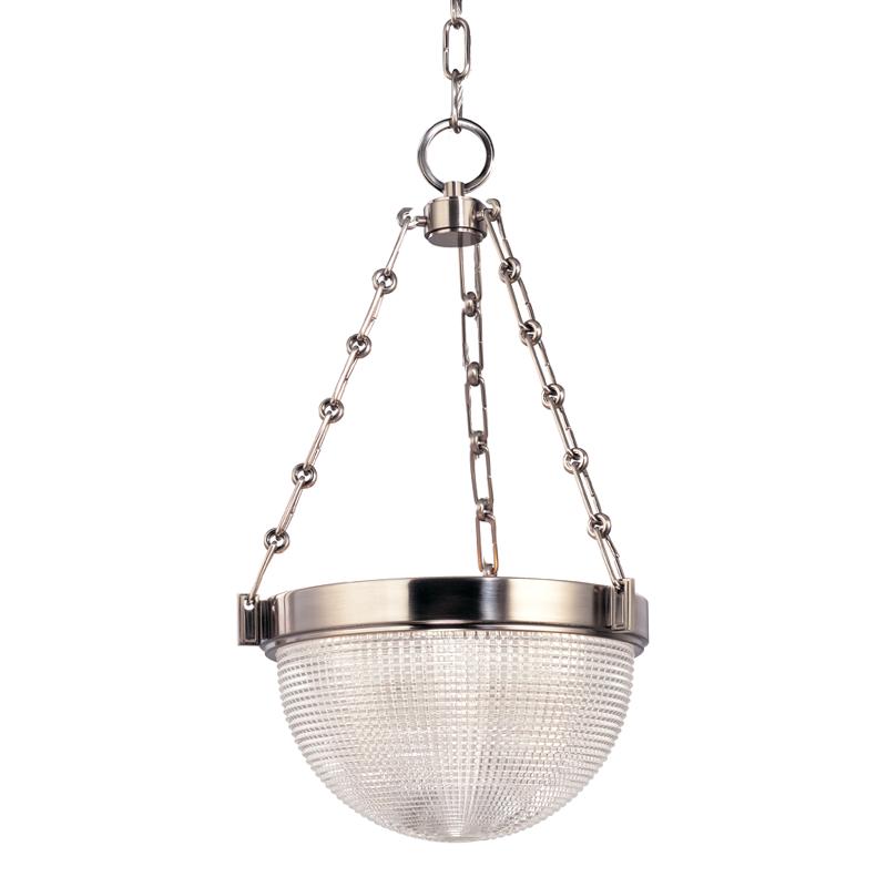 Hudson Valley Lighting Winfield Satin Nickel 13W x 13L x 21.75H Pendant