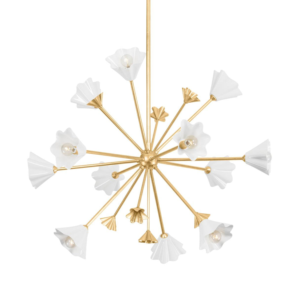 Corbett Lighting Julieta VINTAGE GOLD LEAF 40.25W x 40.25L x 32H Chandelier