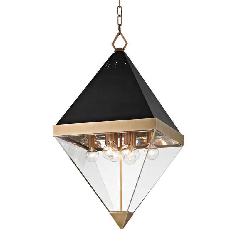 Hudson Valley Lighting Coltrane Aged Brass 15W x 15L x 28.75H Pendant