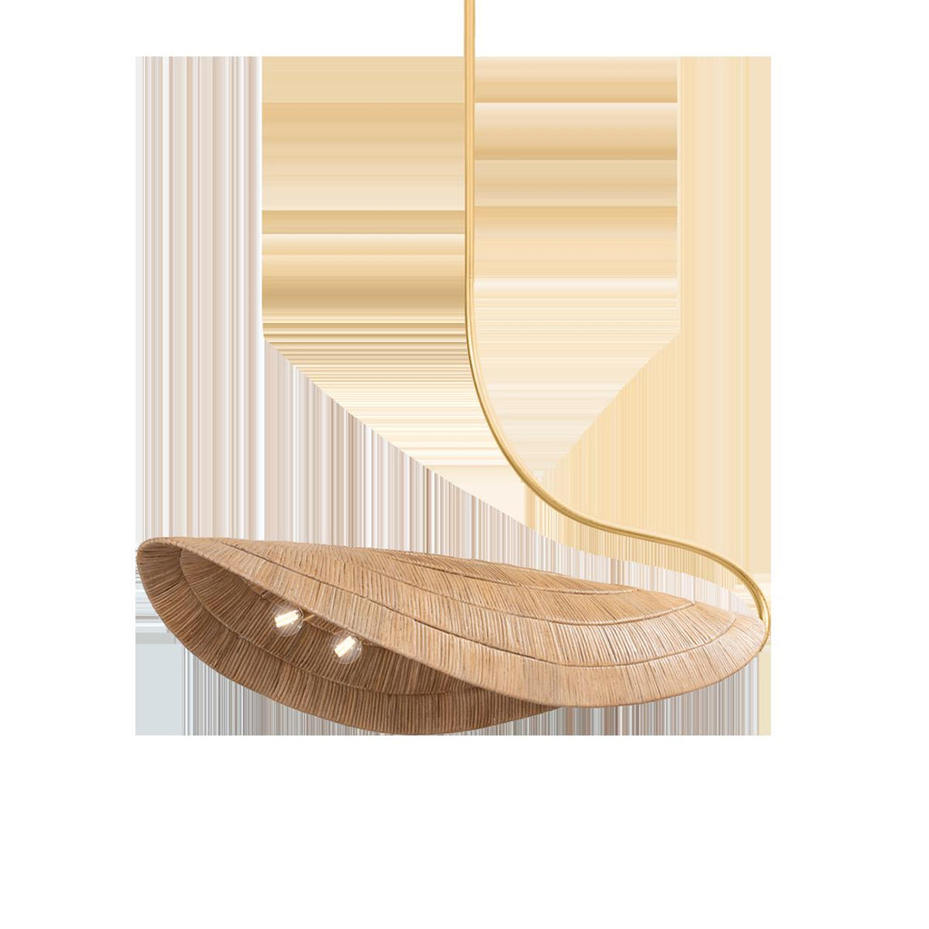 Corbett Lighting Medea Gold Leaf 50W x 16L x 26.75H Pendant